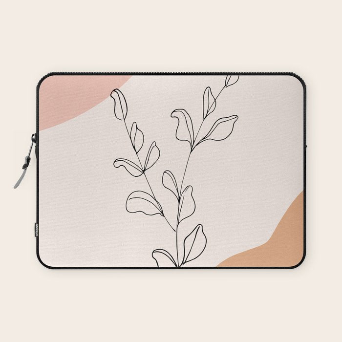 Eucalyptus Line Art Laptop Sleeve Gallery Image 1