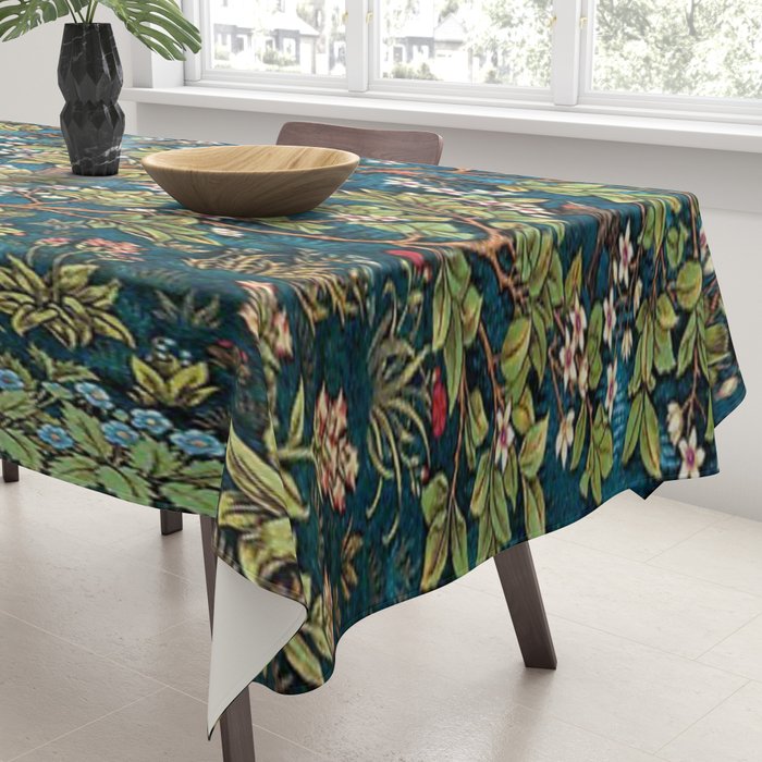 William Morris Tree Of Life, Morris floral,No, 1. Tablecloth Gallery Image 3
