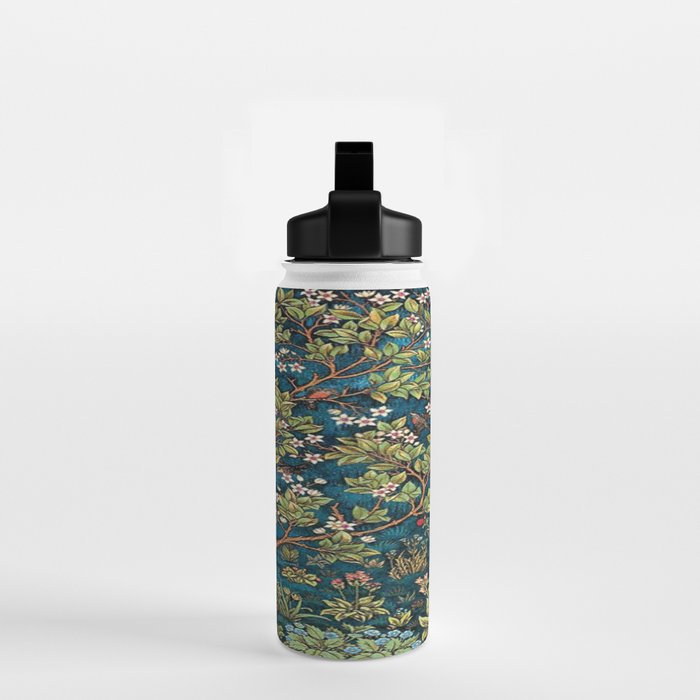 William Morris Tree Of Life, Morris floral,No, 1. Water Bottle Gallery Image 2
