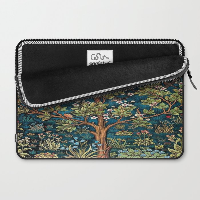 William Morris Tree Of Life, Morris floral,No, 1. Laptop Sleeve Gallery Image 2