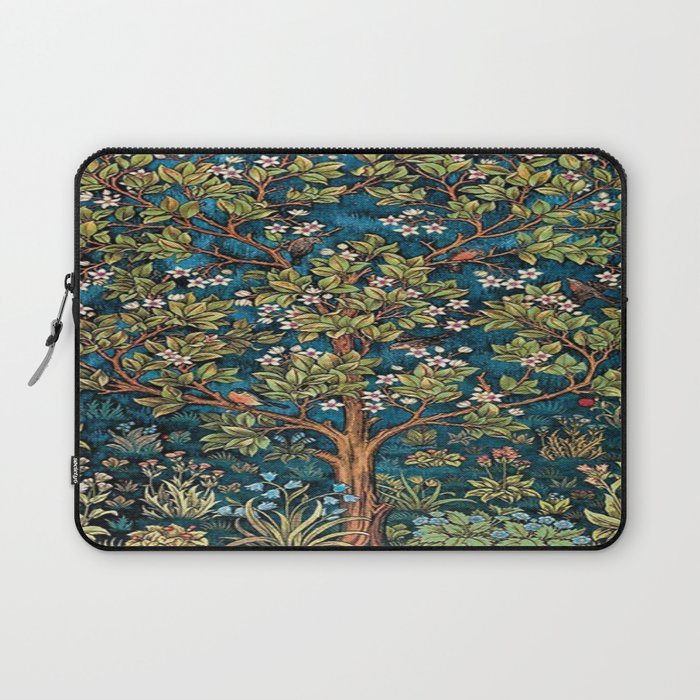 William Morris Tree Of Life, Morris floral,No, 1. Laptop Sleeve Gallery Image 1