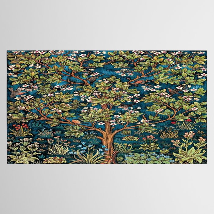 William Morris Tree Of Life, Morris floral,No, 1. Tablecloth Gallery Image 2