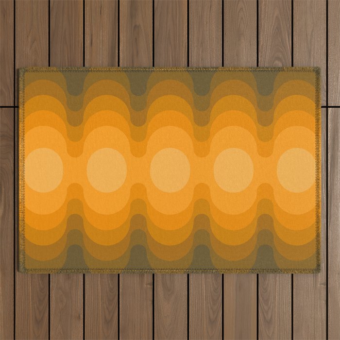 Maize Echo Out Outdoor Rug Gallery Image 1