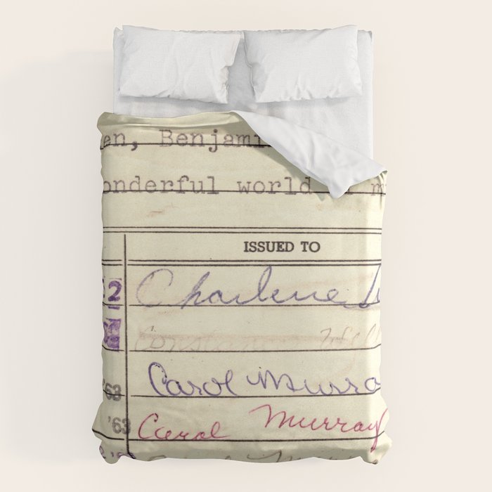 Library Card 780 The Wonderful World of Music Duvet Cover Gallery Image 6