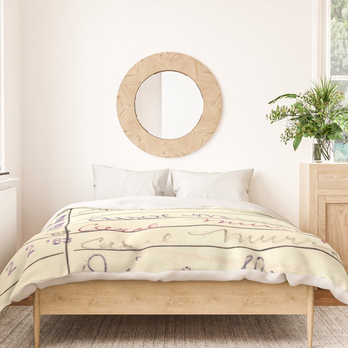 Library Card 780 The Wonderful World of Music Duvet Cover Gallery Image 3