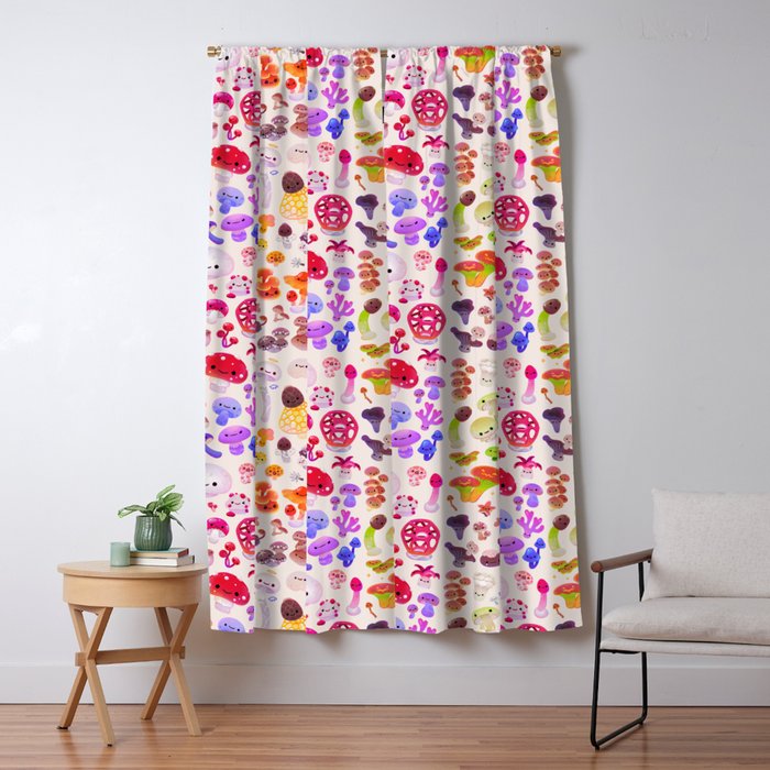 mushroom - light Window Curtain Gallery Image 5