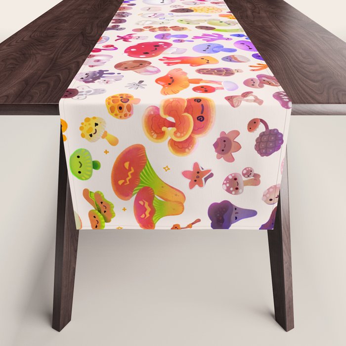 mushroom - light Table Runner Gallery Image 1