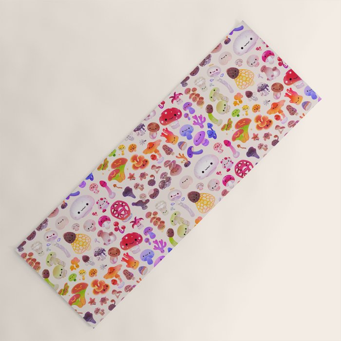 mushroom - light Yoga Mat Gallery Image 1