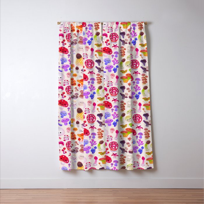 mushroom - light Window Curtain Gallery Image 3