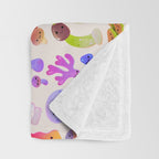 mushroom - light Throw Blanket Gallery Image 3