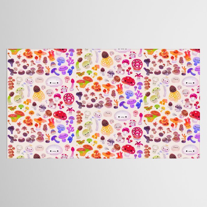 mushroom - light Tablecloth Gallery Image 2