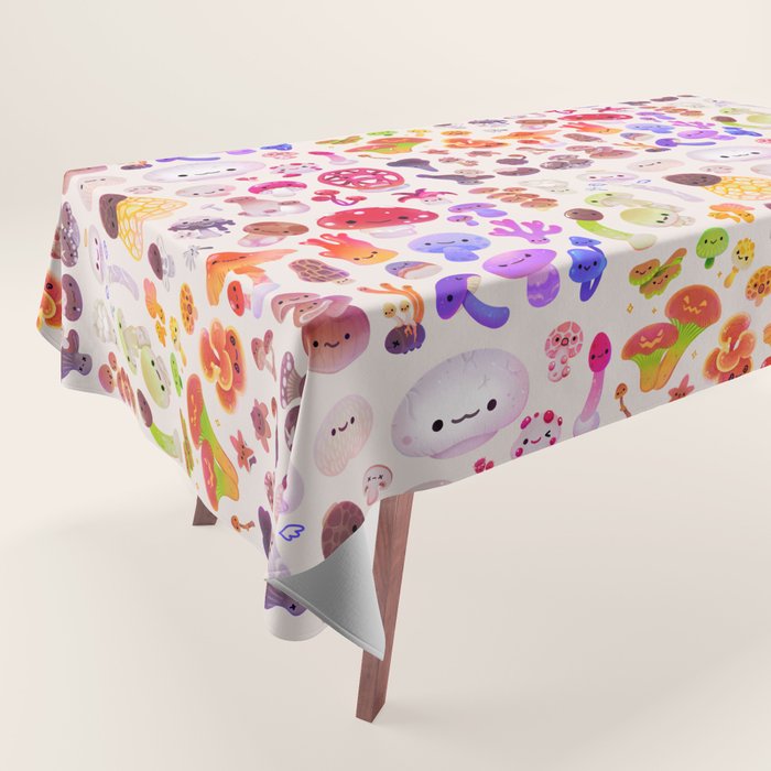 mushroom - light Tablecloth Gallery Image 1