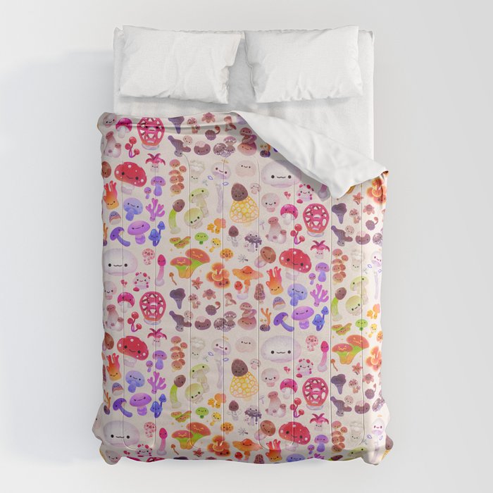 mushroom - light Comforter Gallery Image 6