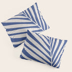 Indigo Palm Minimal Botanical Pillow Sham Gallery Image 3