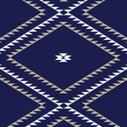 Southwestern Geometric - Tan White Navy Coffee Mug Gallery Image 2