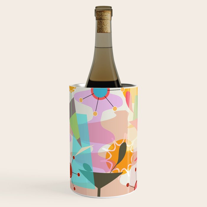 Retro Summer Party Wine Chiller Gallery Image 1