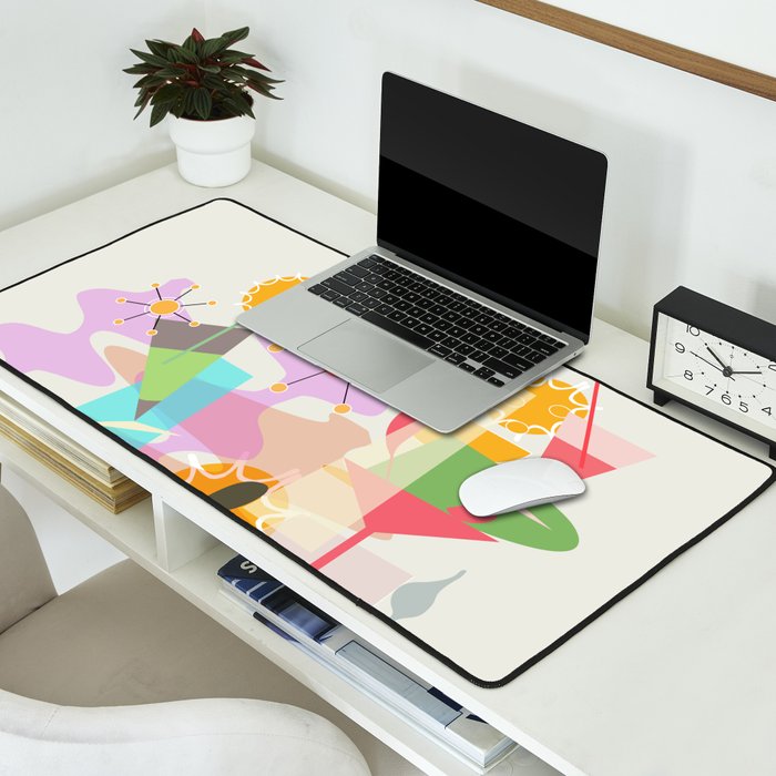 Retro Summer Party Desk Mat Gallery Image 2