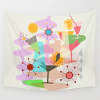 Retro Summer Party Wall Tapestry Gallery Image 4