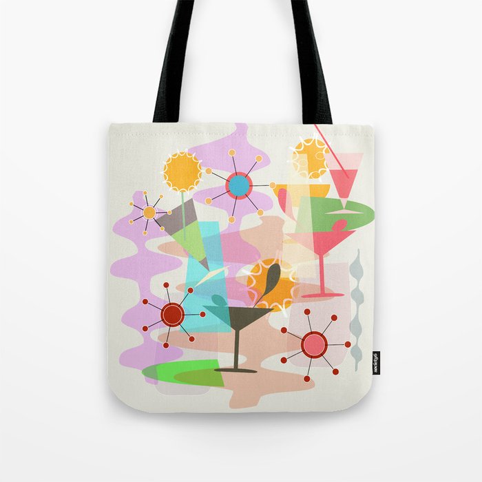 Retro Summer Party Tote Bag Gallery Image 1