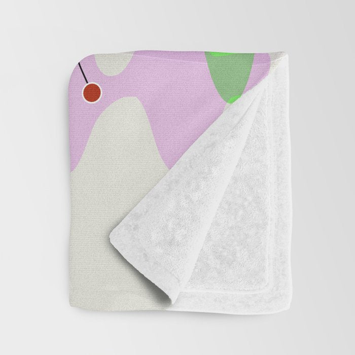 Retro Summer Party Throw Blanket Gallery Image 3