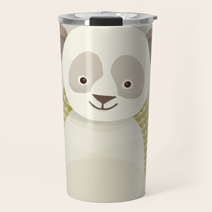 Whimsical Giant Panda Travel Mug Gallery Image 1
