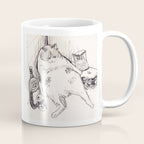 Drunk Cat Coffee Mug Gallery Image 1