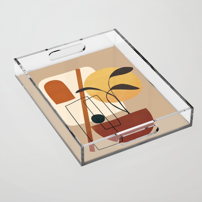 Abstract Shapes No 17 Acrylic Tray Gallery Image 1