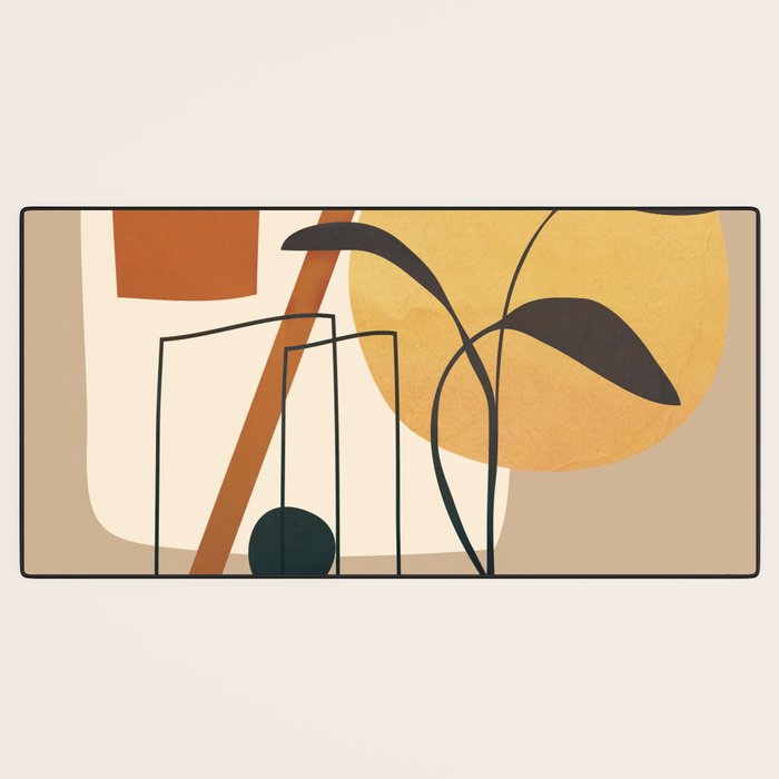 Abstract Shapes No 17 Desk Mat Gallery Image 3