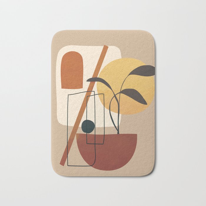 Abstract Shapes No 17 Bath Mat Gallery Image 1
