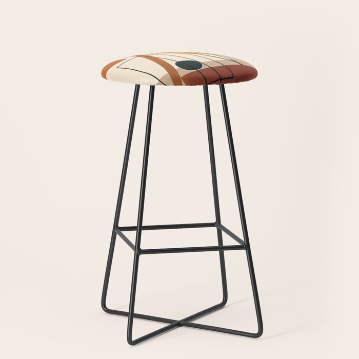 Abstract Shapes No 17 Stool Gallery Image 1