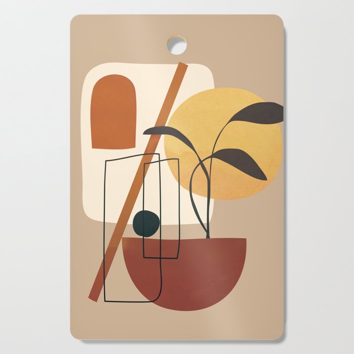 Abstract Shapes No 17 Cutting Board Gallery Image 1