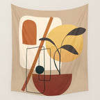 Abstract Shapes No 17 Wall Tapestry Gallery Image 4