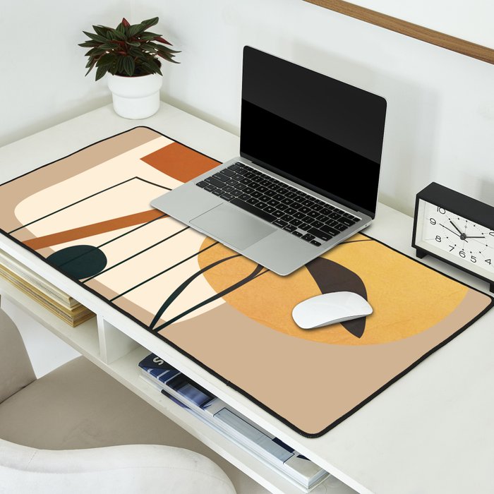 Abstract Shapes No 17 Desk Mat Gallery Image 2