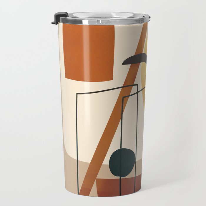 Abstract Shapes No 17 Travel Mug Gallery Image 3