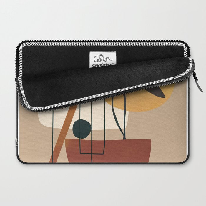 Abstract Shapes No 17 Laptop Sleeve Gallery Image 2