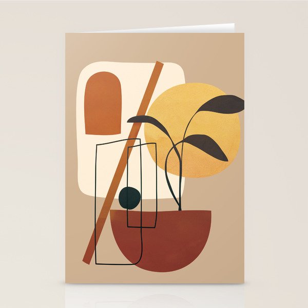 Abstract Shapes No 17 Stationery Card Gallery Image 2