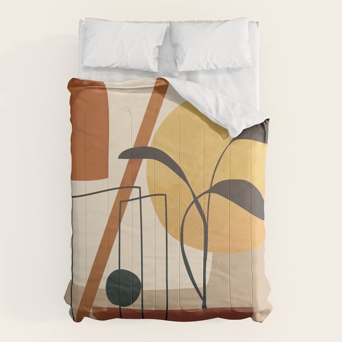 Abstract Shapes No 17 Comforter Gallery Image 6