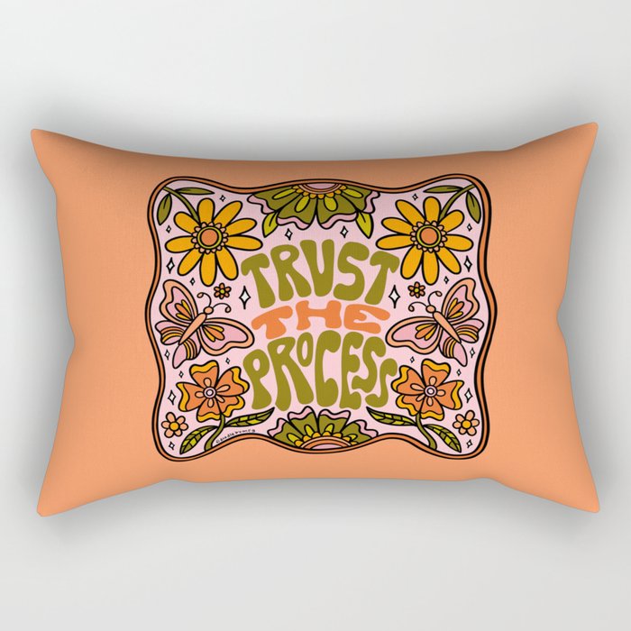Trust The Process Rectangular Pillow Gallery Image 2