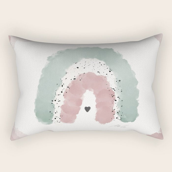 Rainbow_Nursery_01 Rectangular Pillow Gallery Image 2