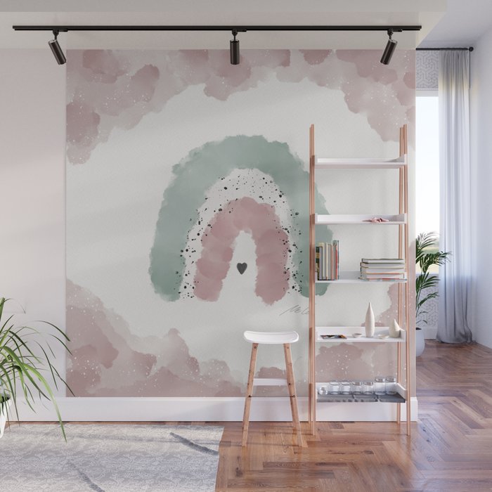 Rainbow_Nursery_01 Wall Mural Gallery Image 1