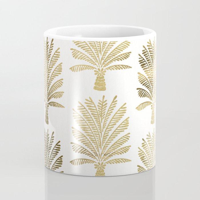 Palm Tree - Gold Palette Coffee Mug Gallery Image 4