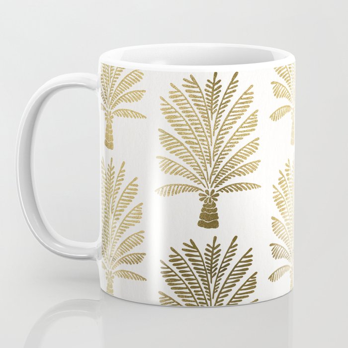 Palm Tree - Gold Palette Coffee Mug Gallery Image 3