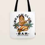 Beach Club Bar: Tropical Live Music Venue Tote Bag Gallery Image 1