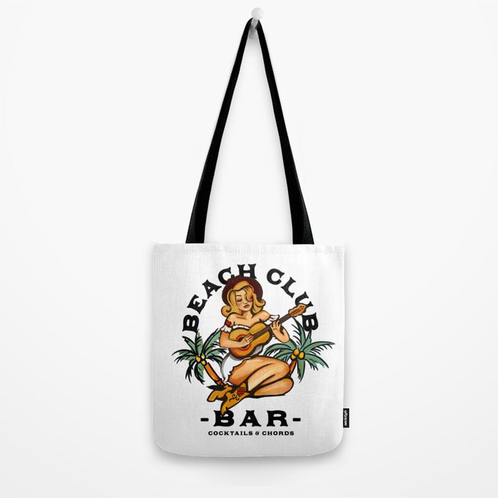 Beach Club Bar: Tropical Live Music Venue Tote Bag Gallery Image 2