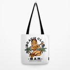 Beach Club Bar: Tropical Live Music Venue Tote Bag Gallery Image 2
