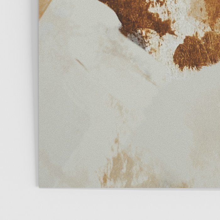 abstract mountains, rustic orange sunrise Poster Gallery Image 3