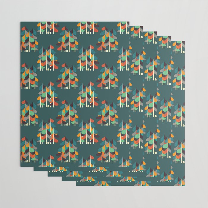 Cabin in the woods Wrapping Paper Gallery Image 3