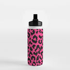 2000s leopard-black on hot pink Water Bottle Gallery Image 2