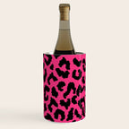 2000s leopard-black on hot pink Wine Chiller Gallery Image 3
