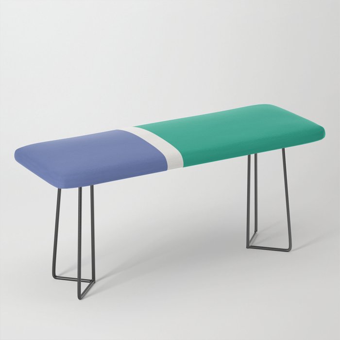 Color Block VI Green Blue Bench Gallery Image 1